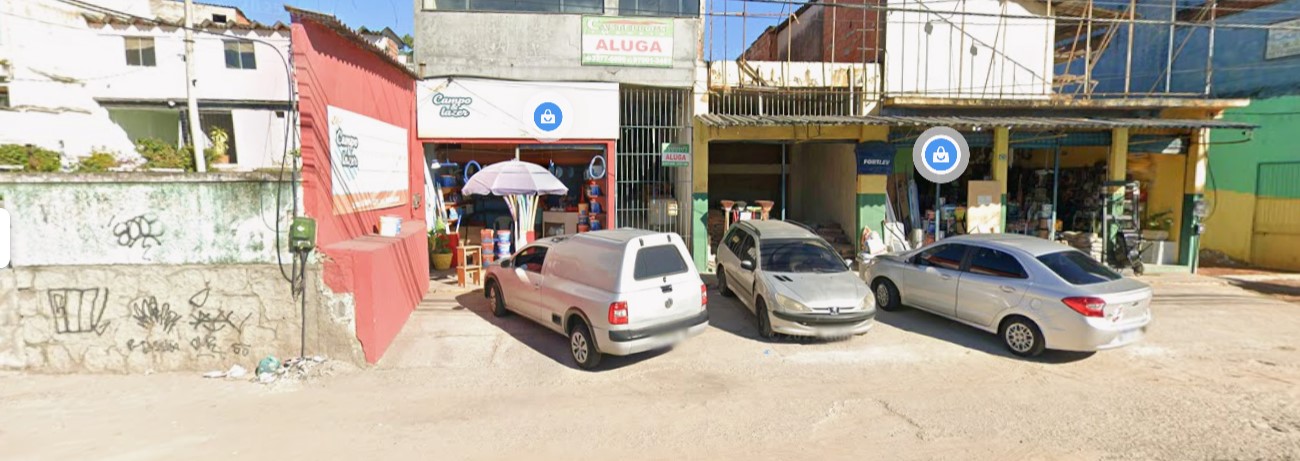 Fachada da loja Campo & Lazer na Estrada do Monteiro, Campo Grande, RJ