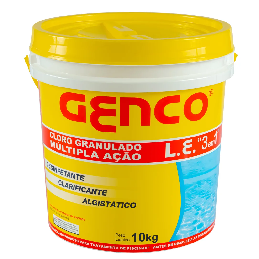 Cloro Granulado 3 em 1 Múltipla Ação